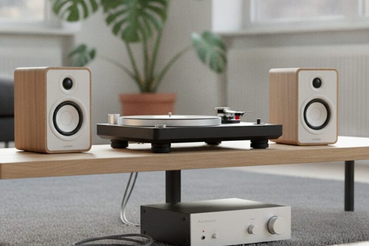 Platenspeler met boxen en versterker: zo bouw je de perfecte audio-opstelling