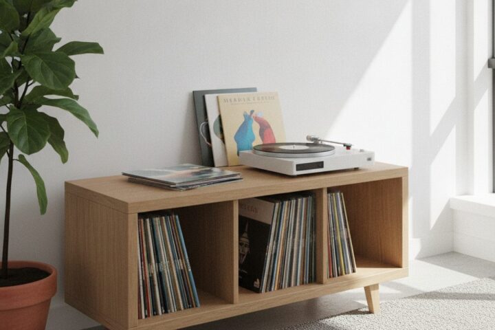 Kast voor platenspeler en platen: zo kies je het perfecte meubel